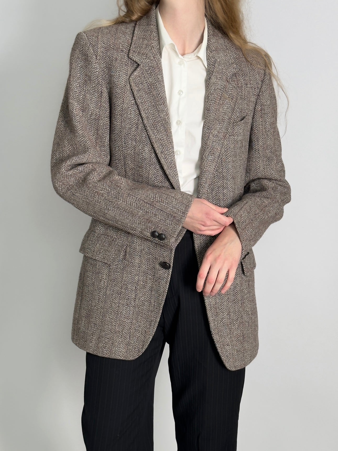 Wool Tweed Blazer str. 38