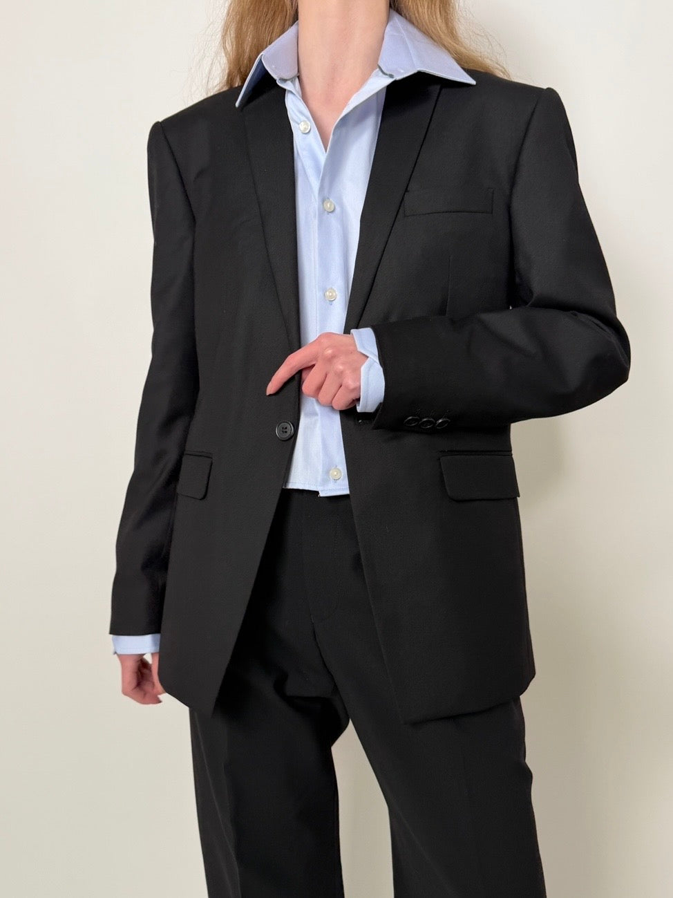 Black Statement Blazer str. 38