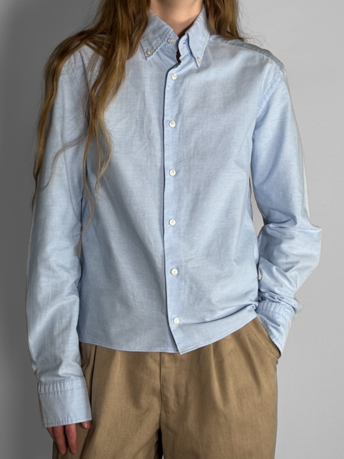 Cropped Blue Shirt str. S/M