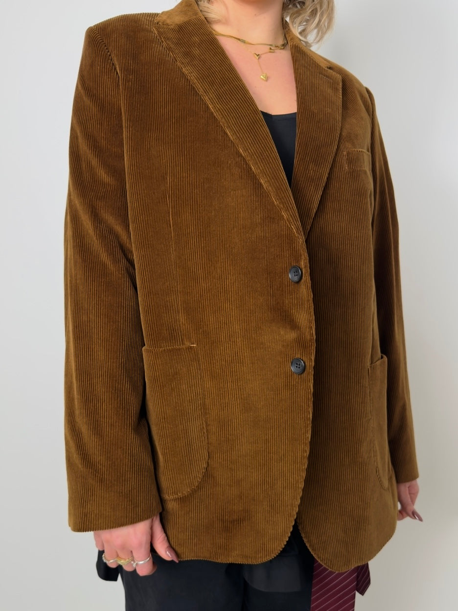Brown Corduroy Blazer str. 44