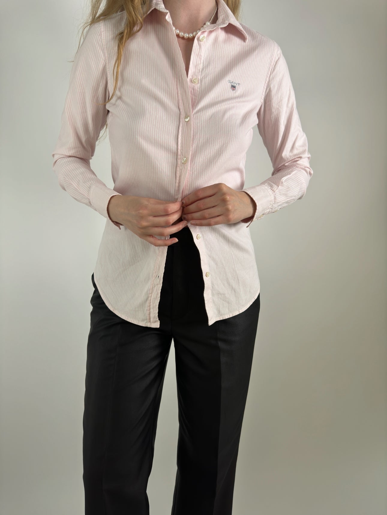 Pink Striped Shirt str. 36