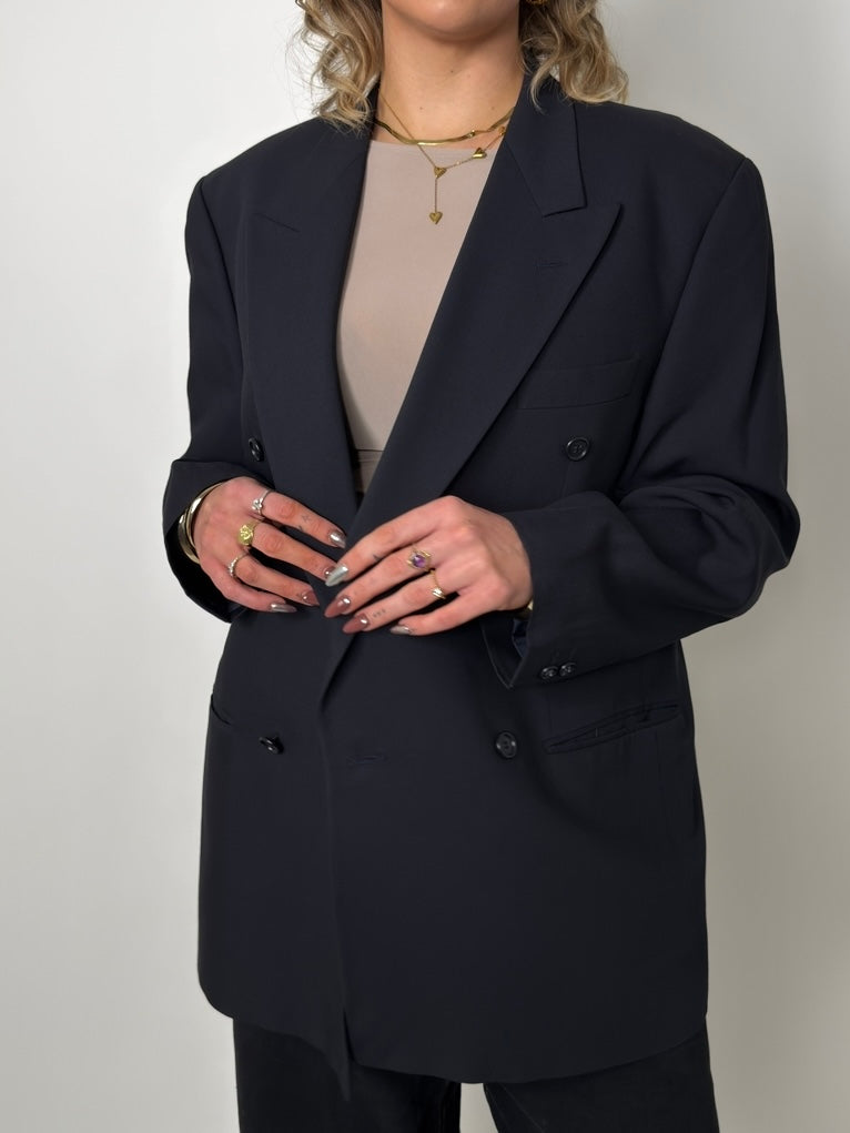 Double Breasted Pure Wool Blazer str. 44