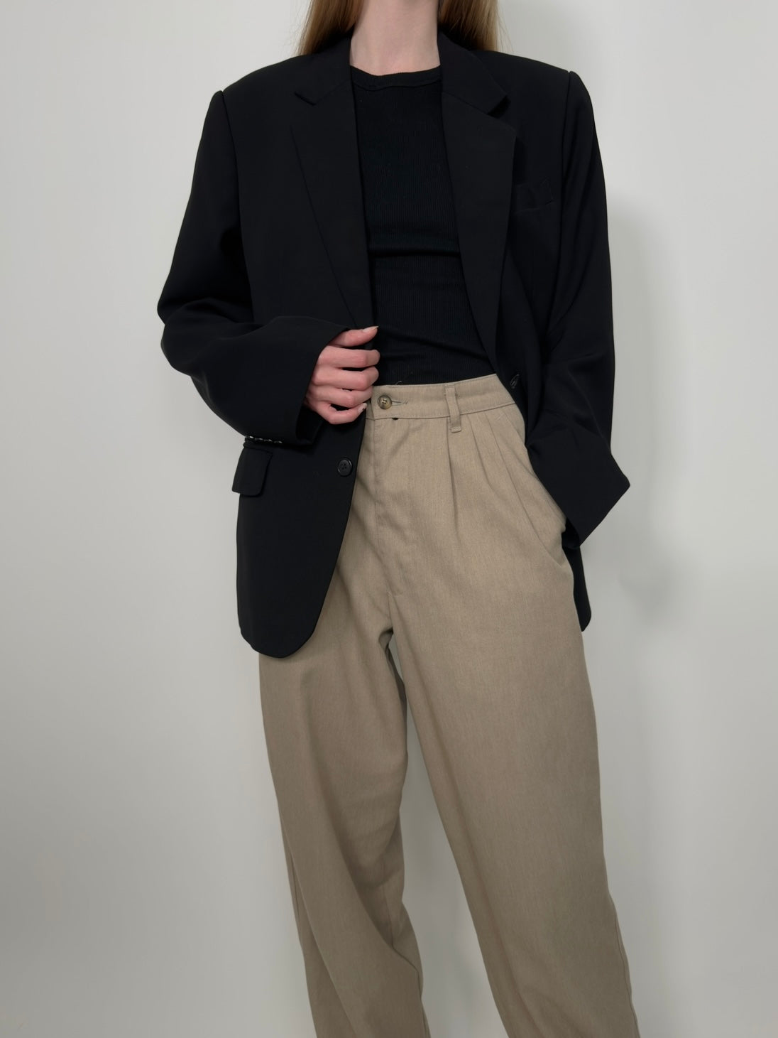 Black Statement Blazer str. 40