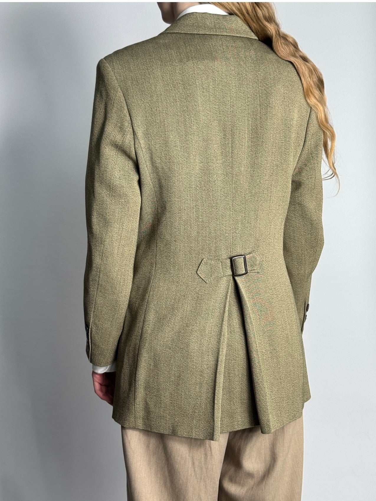 Back Detail Wool Blend Blazer str. 38