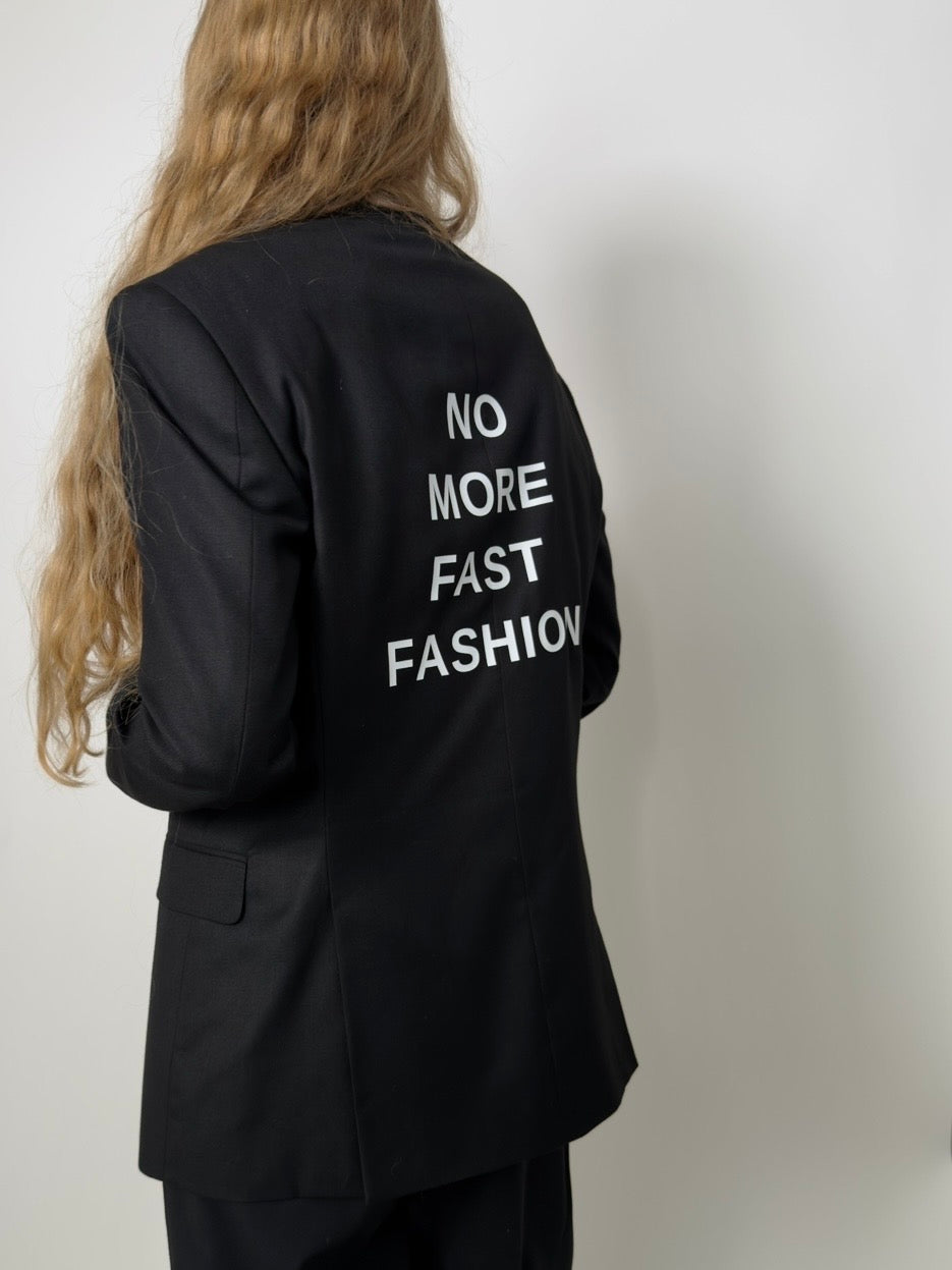 Black Statement Blazer str. 38