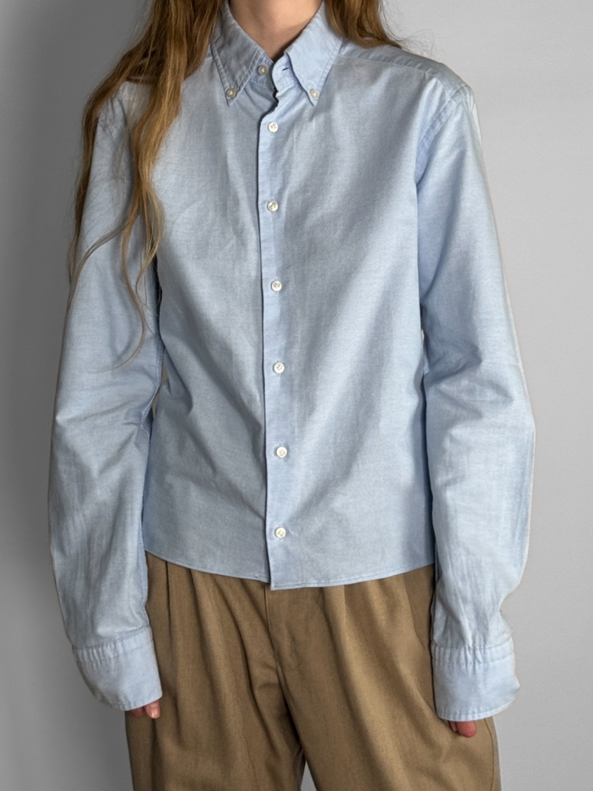Cropped Blue Shirt str. S/M
