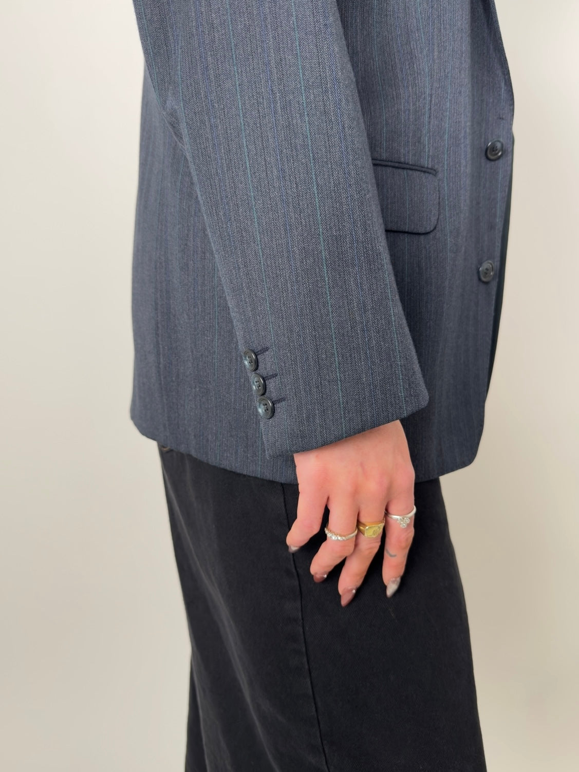 Blue And Emerald Split Blazer str. 42