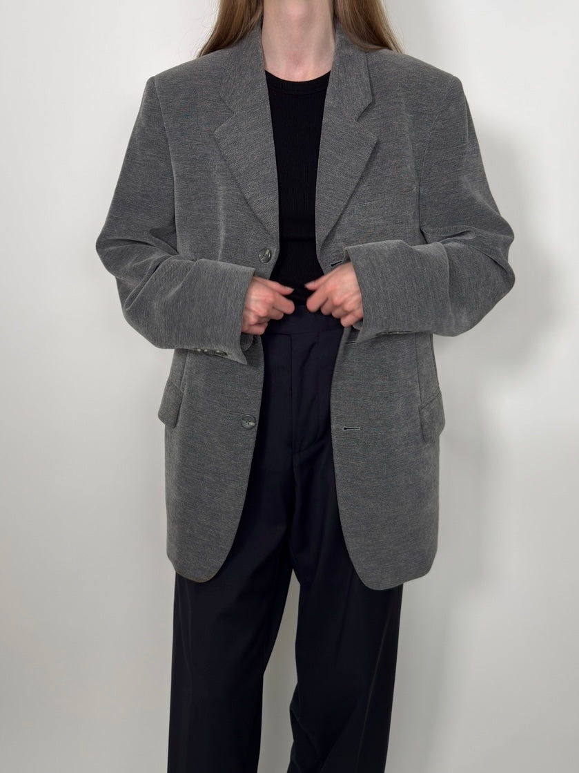 Grey Melange Blazer str. 42