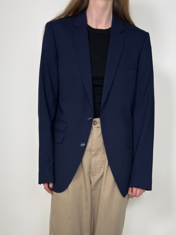 Navy Blue Statement Blazer str. 38