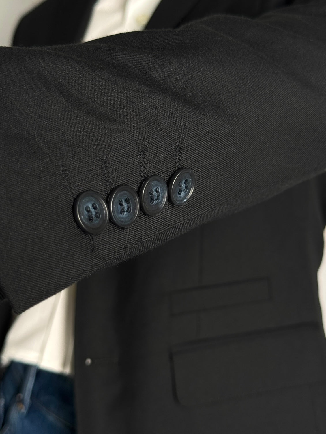 Classic Black Blazer str. 36