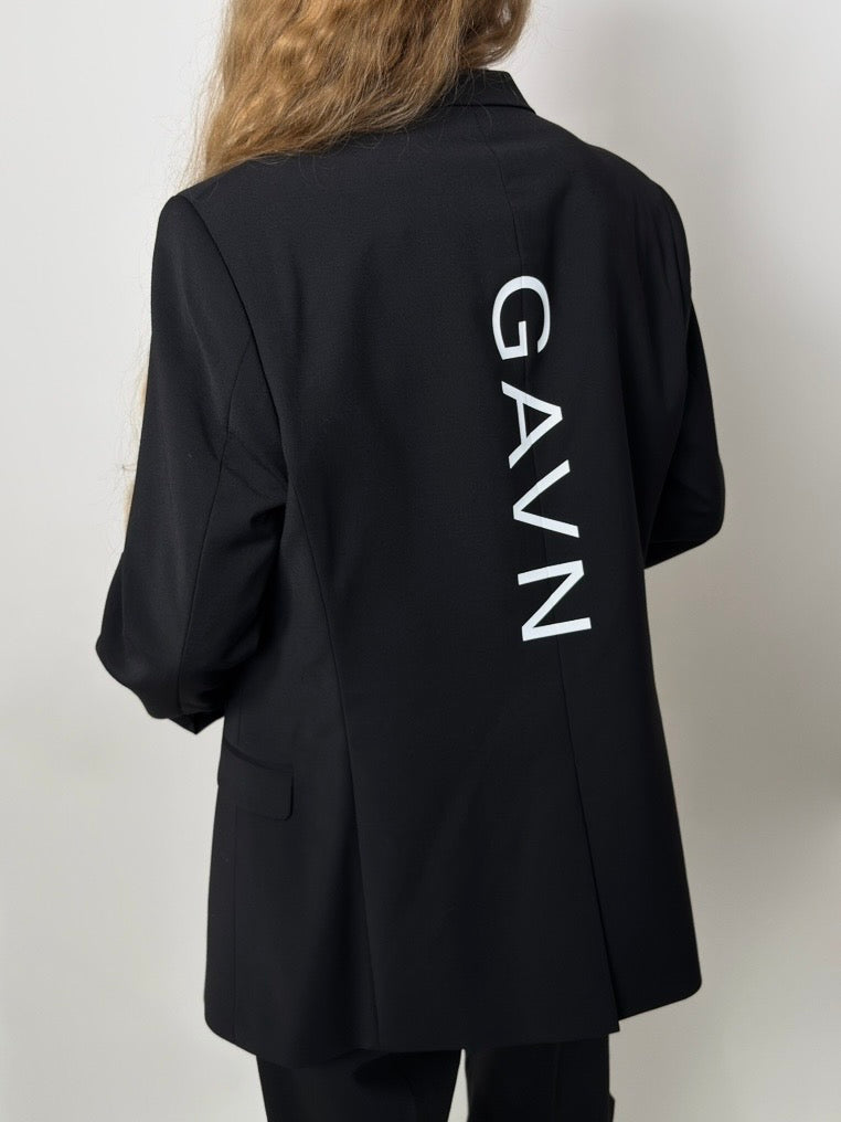 Wool Blend Statement Blazer str. 38