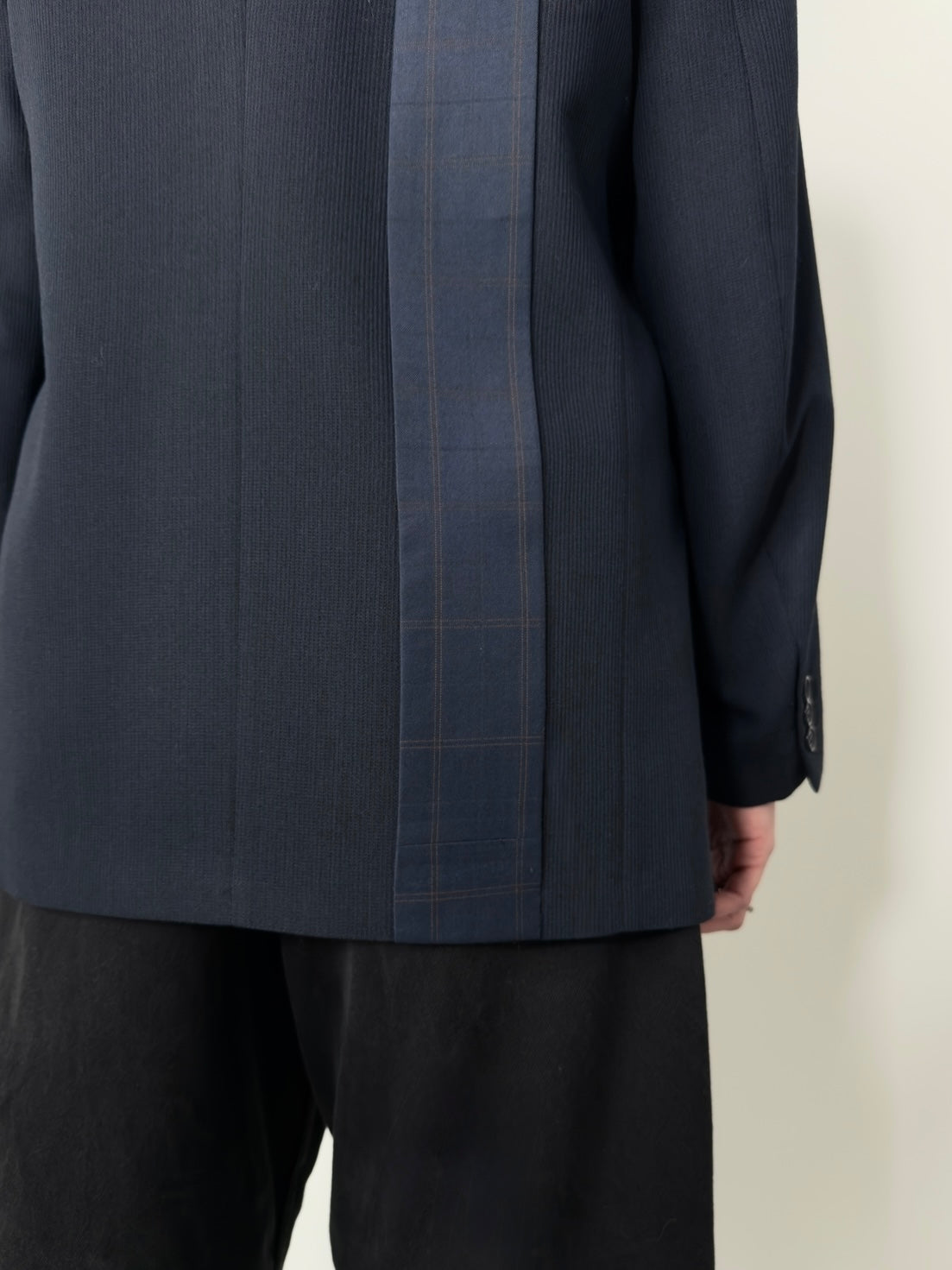 Contrast Details Wool Blend Blazer  str. 42