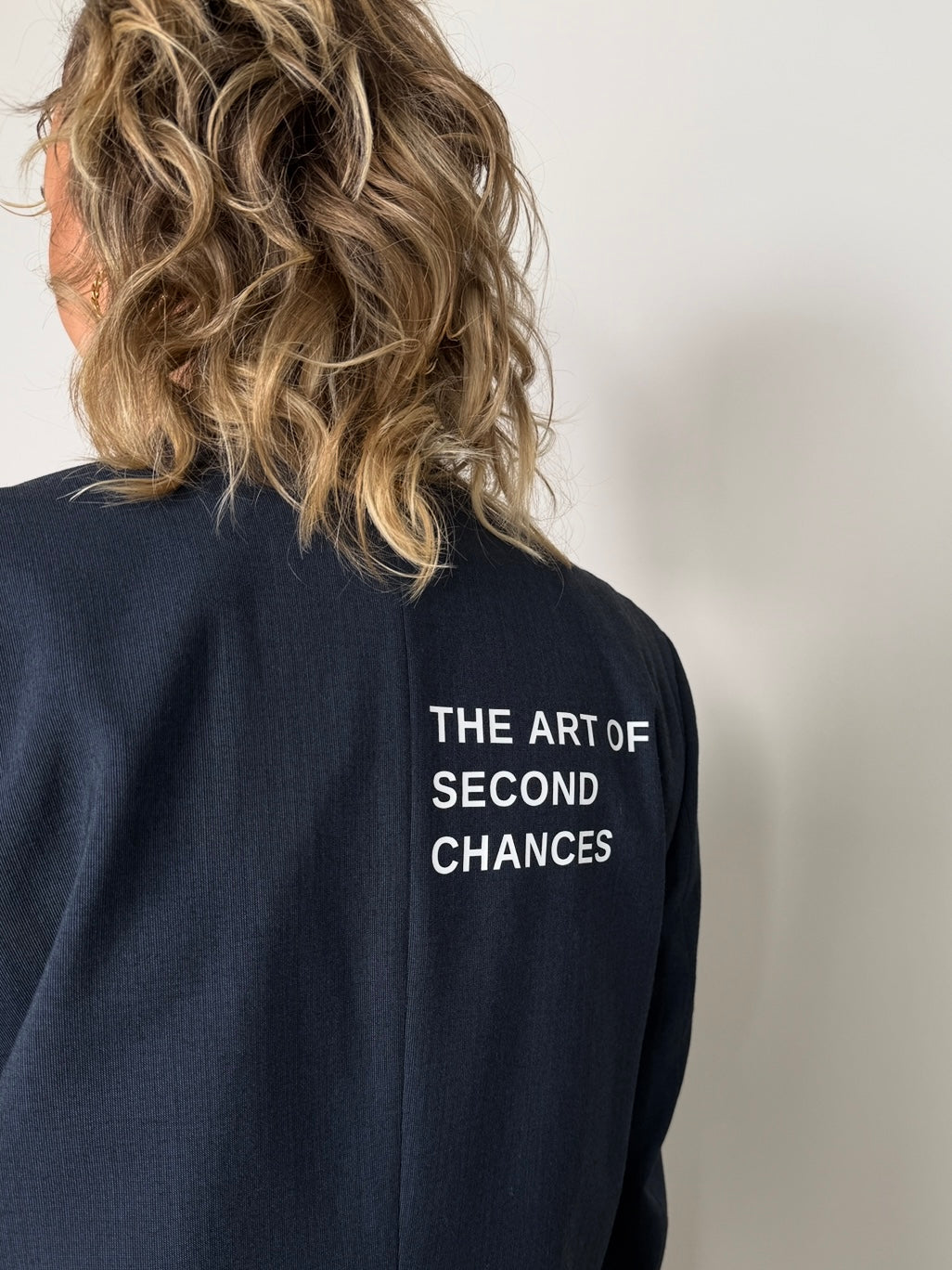 Wool Blend Statement Blazer str. 40