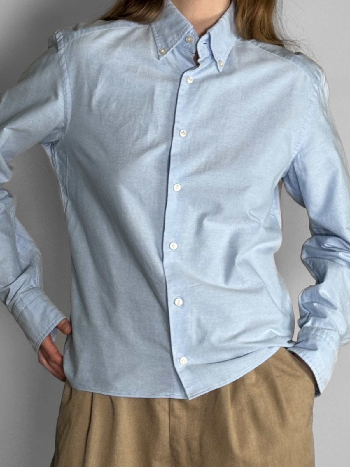 Cropped Blue Shirt str. S/M