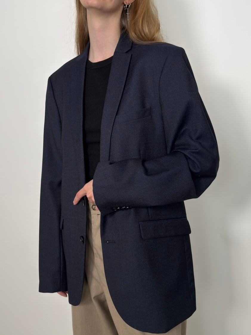 Wool Blend Statement Blazer str. 42