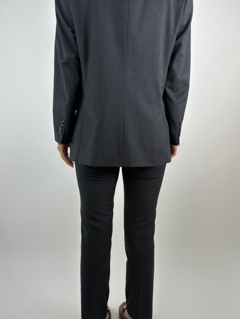 Grey Wool Blend suit str. 34