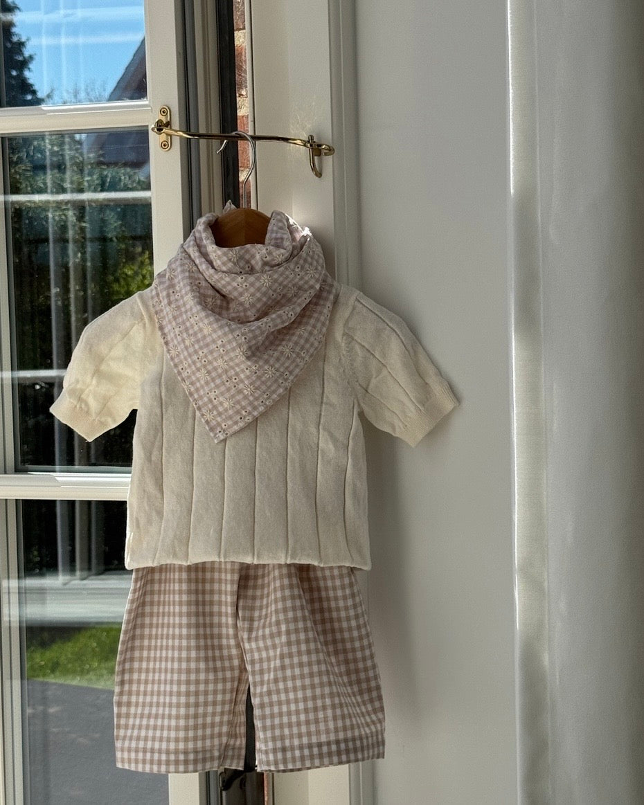 BRODERI ANGLAISE TØRKLÆDE