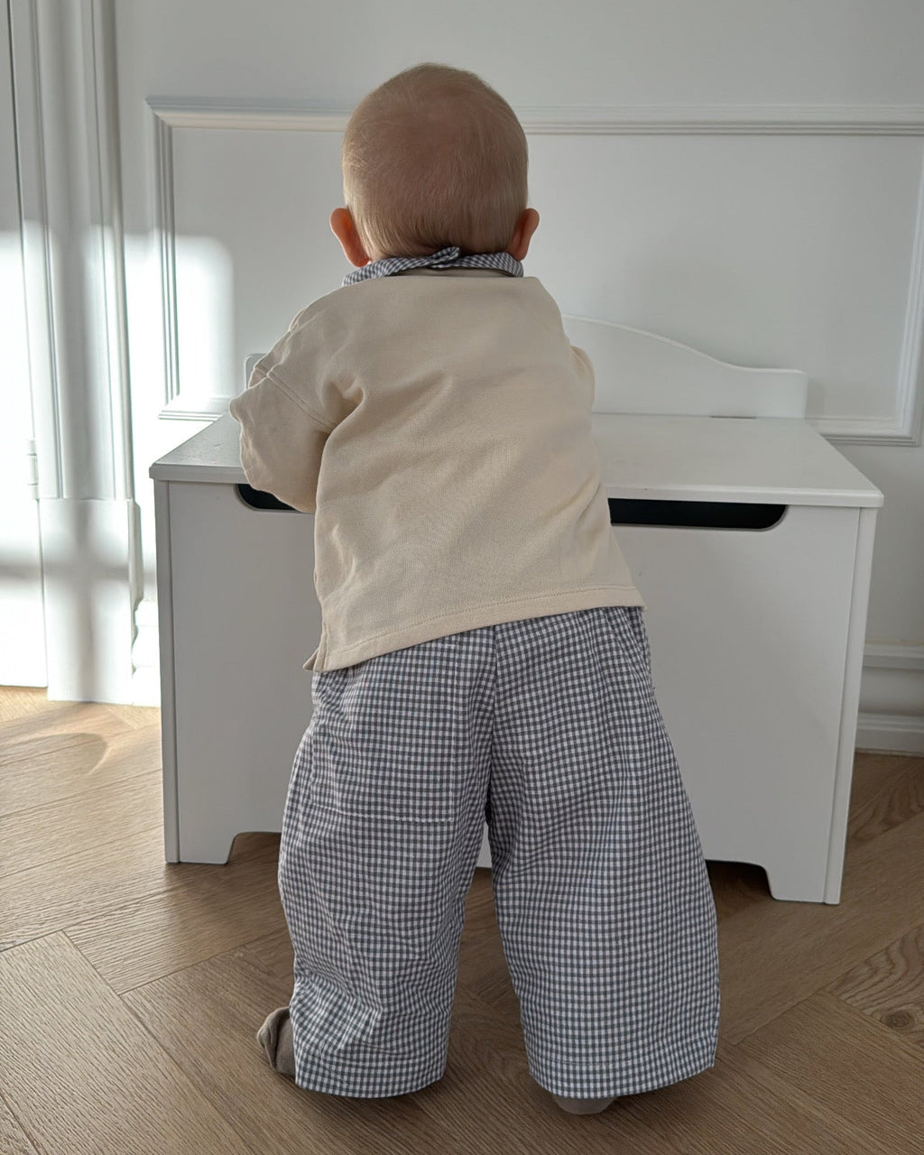 GRÅ TERNEDE BUKSER
