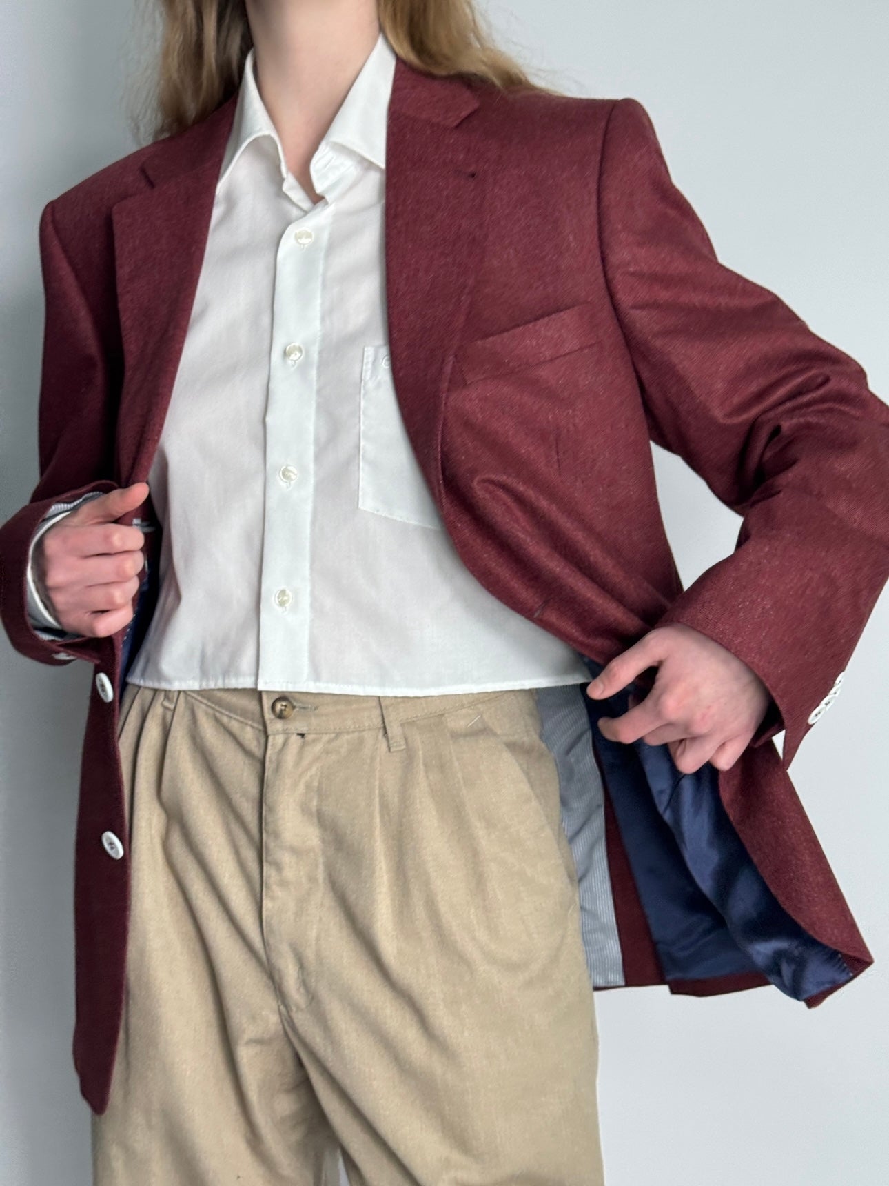 Italian Silk Blazer str. 40