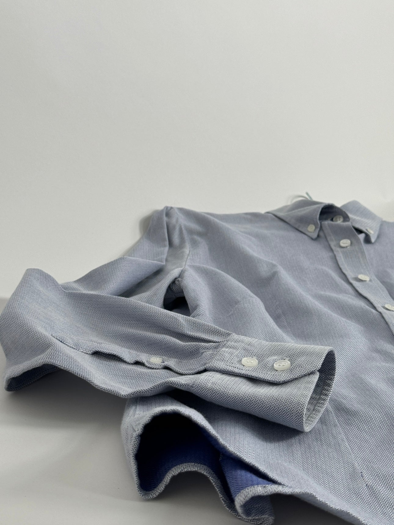 Blue Cropped Shirt str. S/M