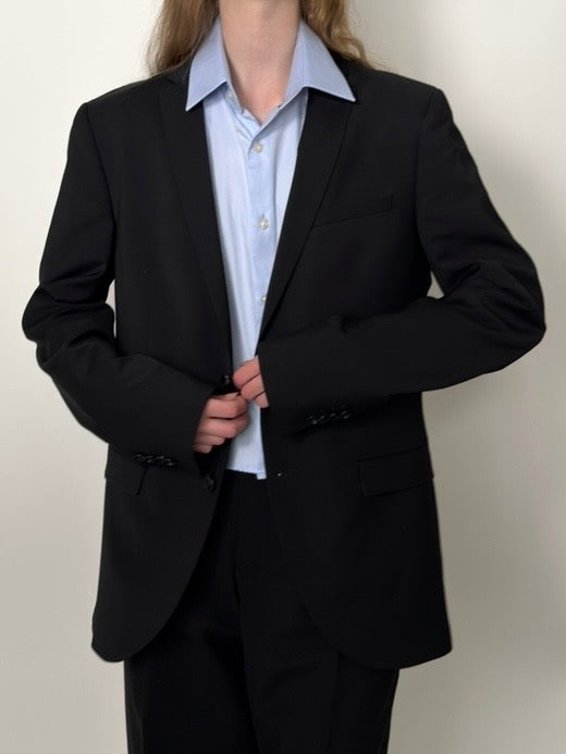Wool Blend Statement Blazer str. 38