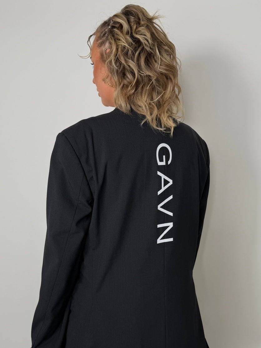 Pinstripe Statement Blazer str. 44