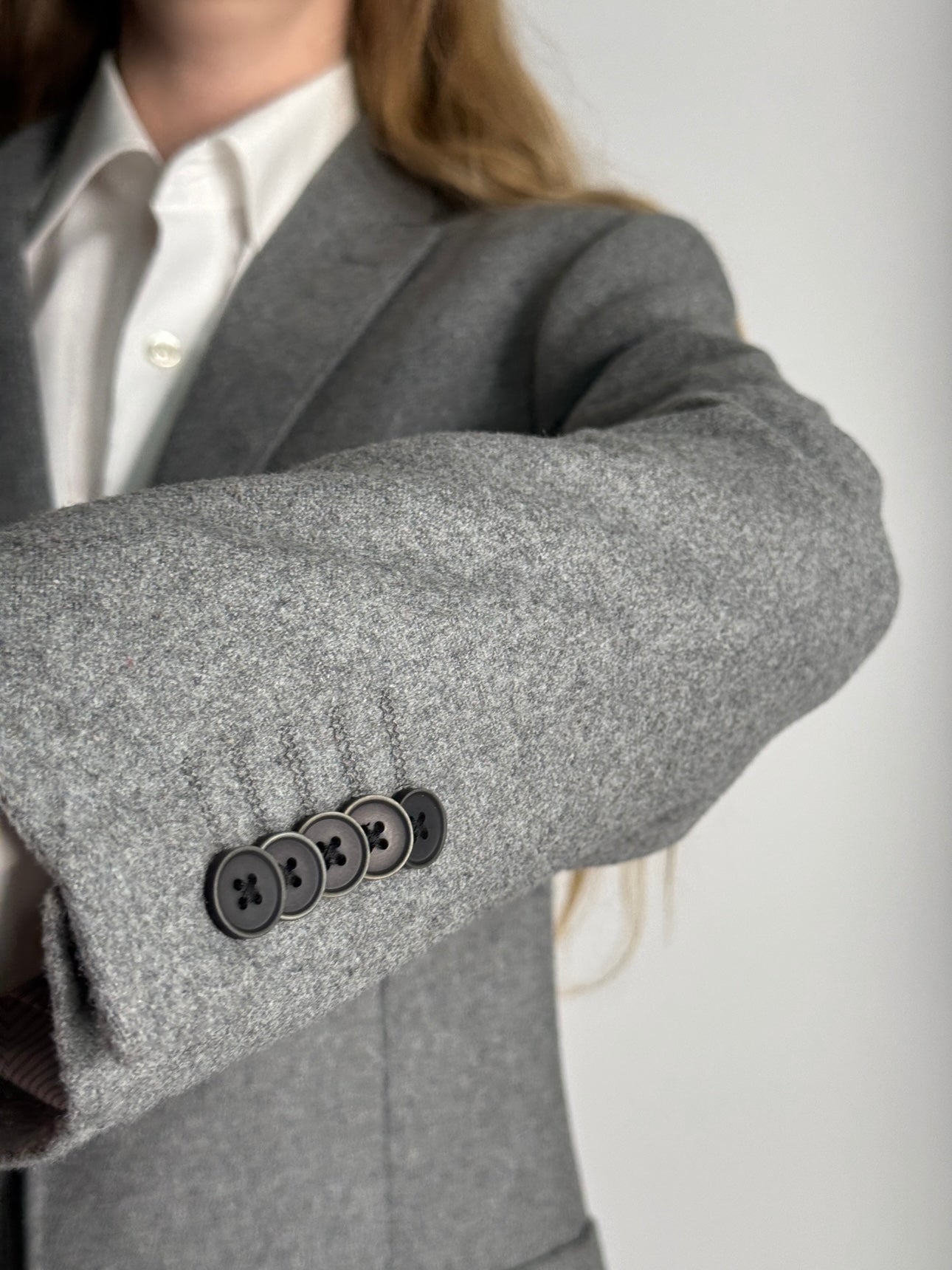 Soft Wool Blend Blazer str. 40