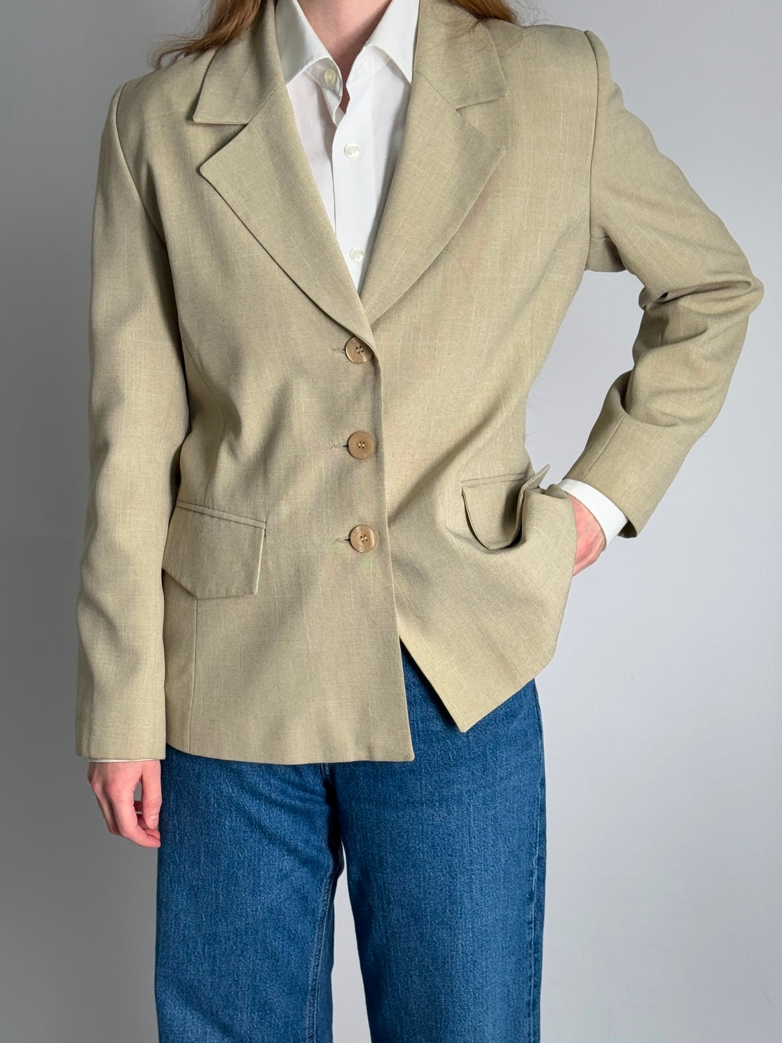Beige Blazer str. 38
