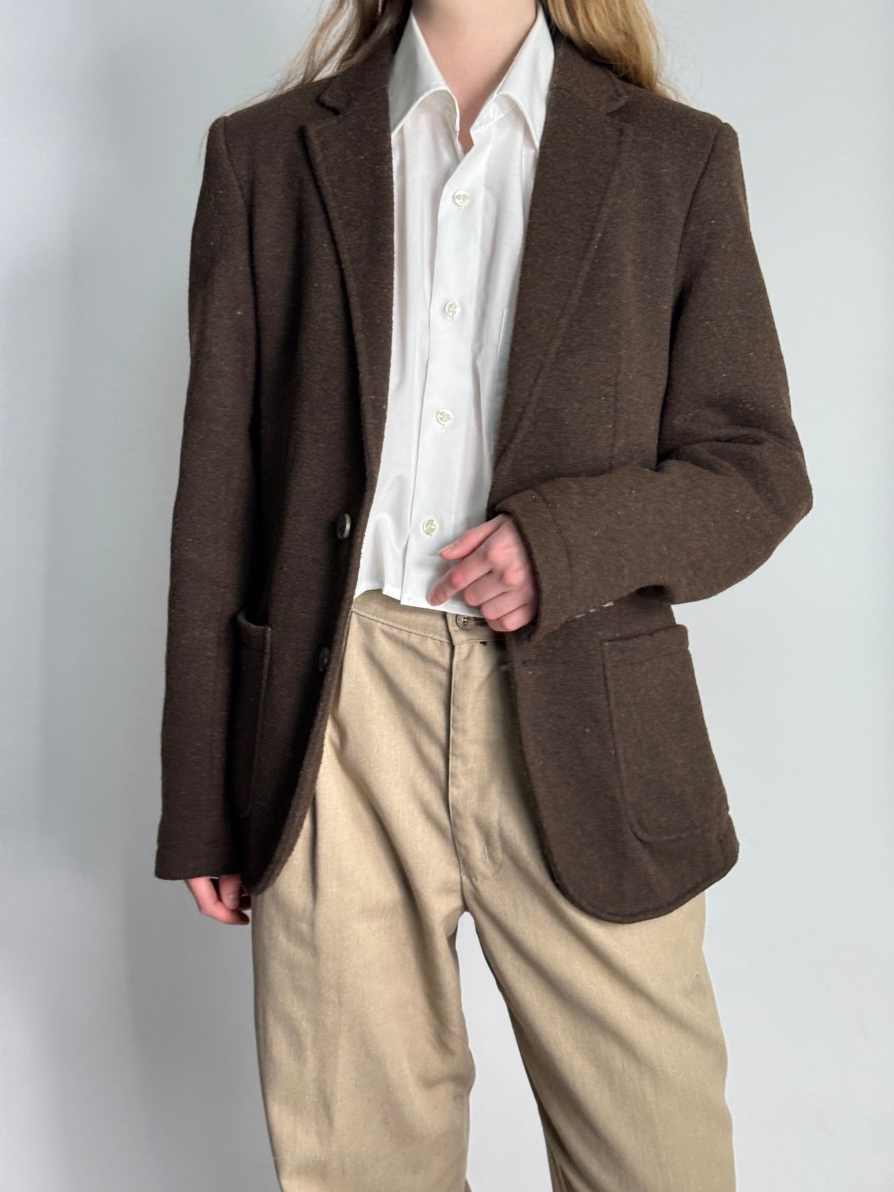 Wooly Brown Blazer str. 38