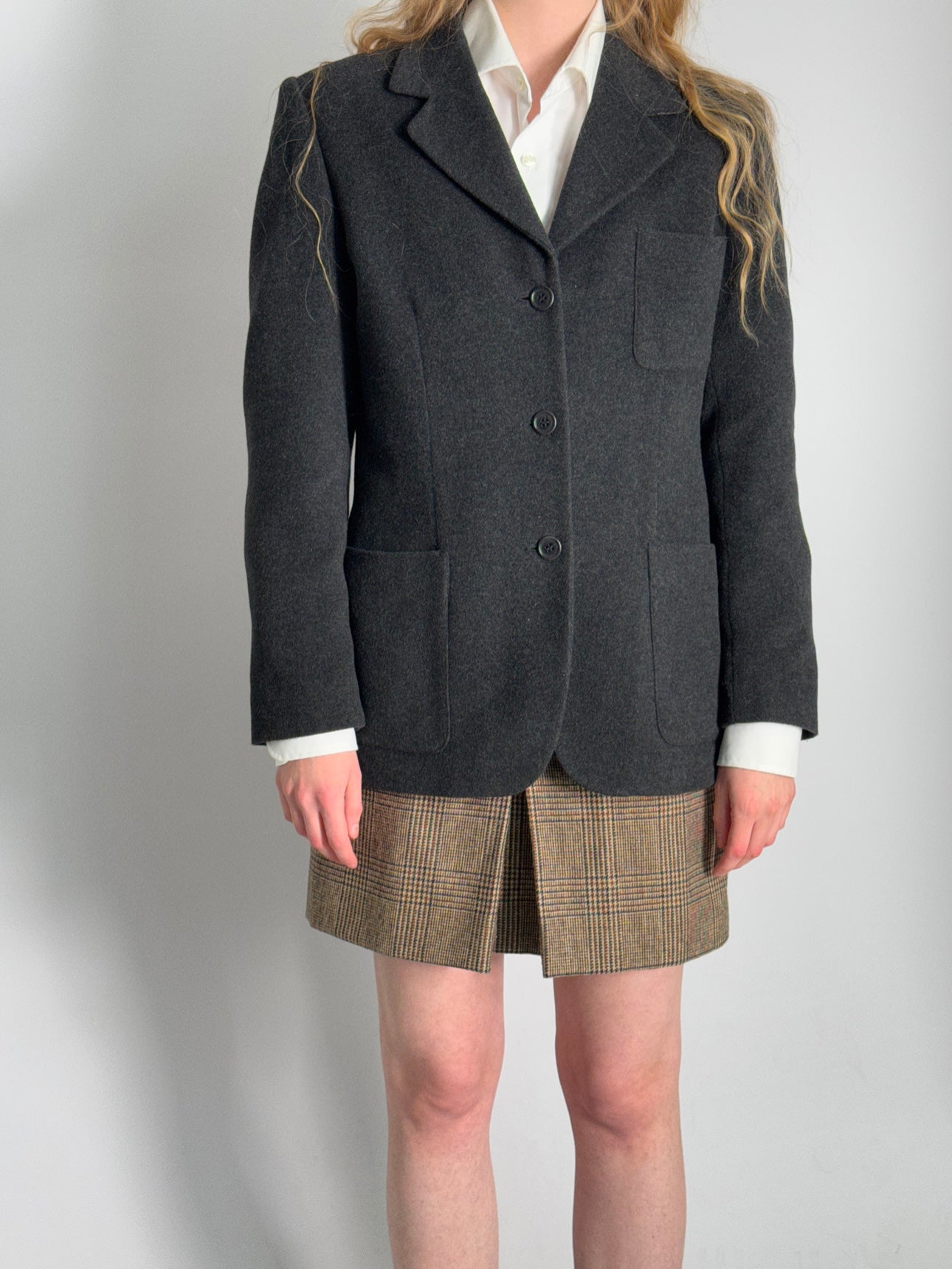 Soft Wool Blend Blazer str. 38