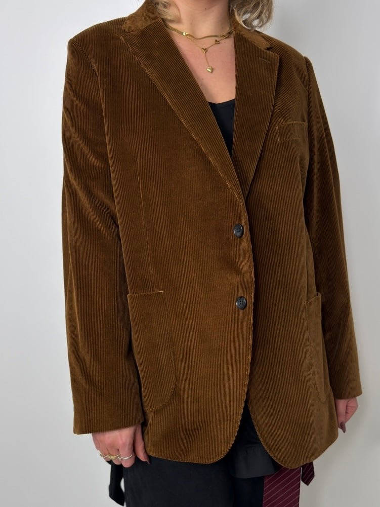 Brown Corduroy Blazer str. 44