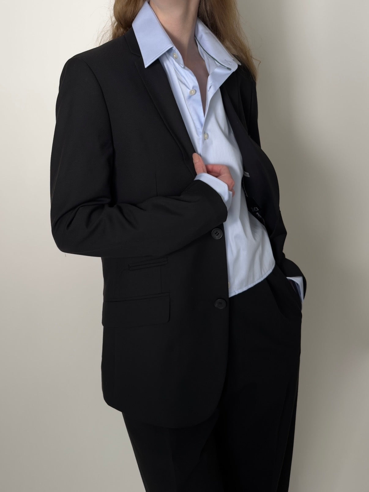 Black Statement Blazer str. 36