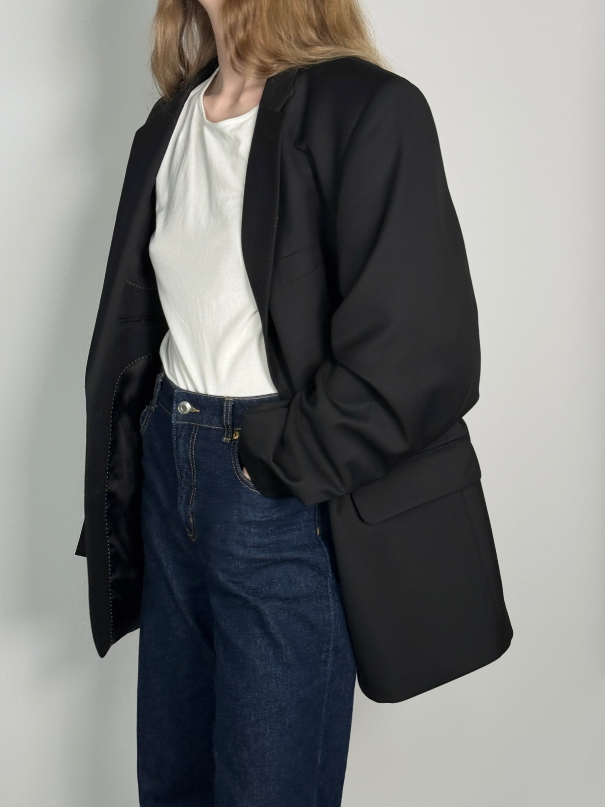 Black Statement Blazer str. 42