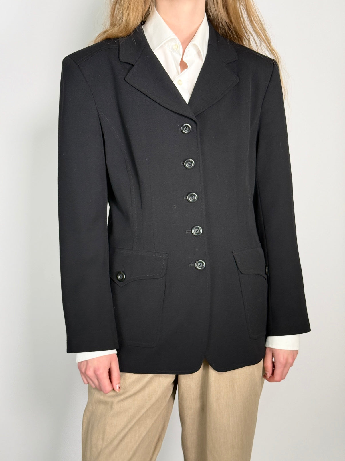 Wool Blend Blazer str. 38