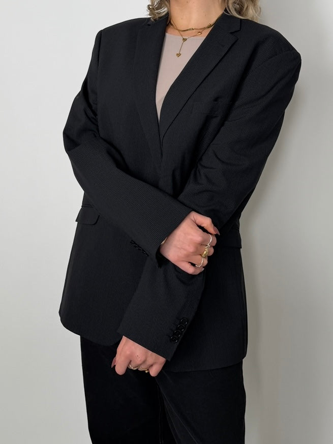 Pinstripe Statement Blazer str. 44