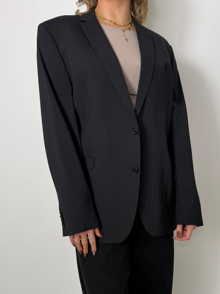 Pinstripe Statement Blazer str. 44