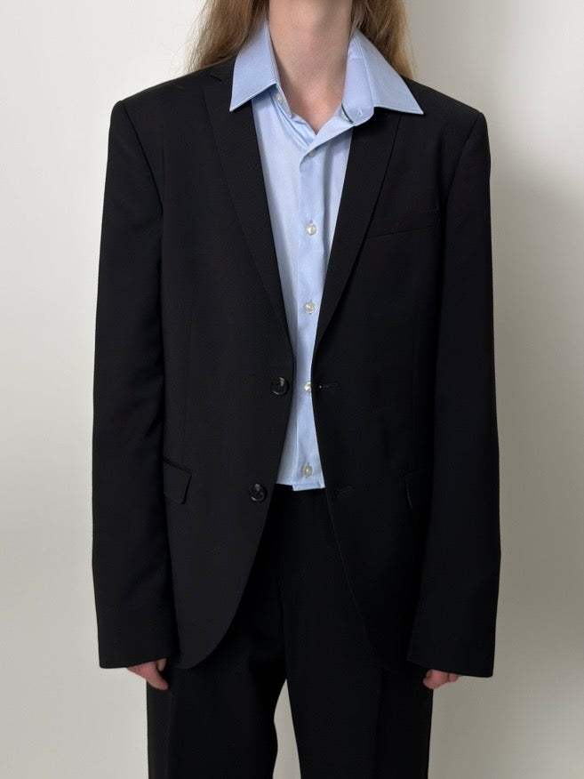 Wool Blend Statement Blazer str. 38