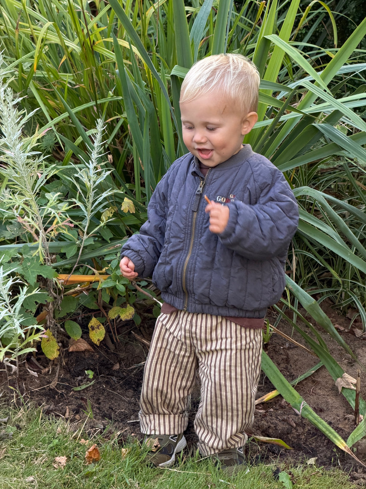 CORTADO STRIPED TROUSERS