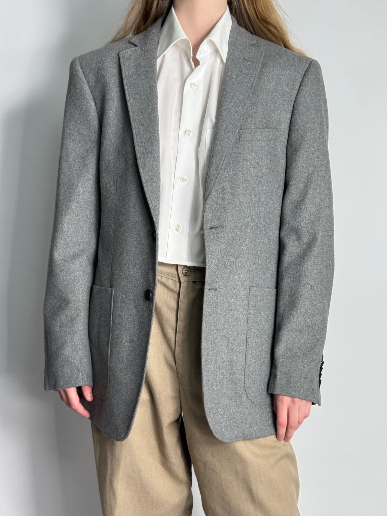 Soft Wool Blend Blazer str. 40
