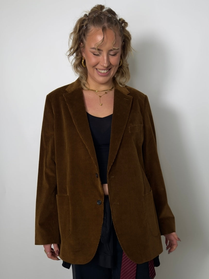 Brown Corduroy Blazer str. 44