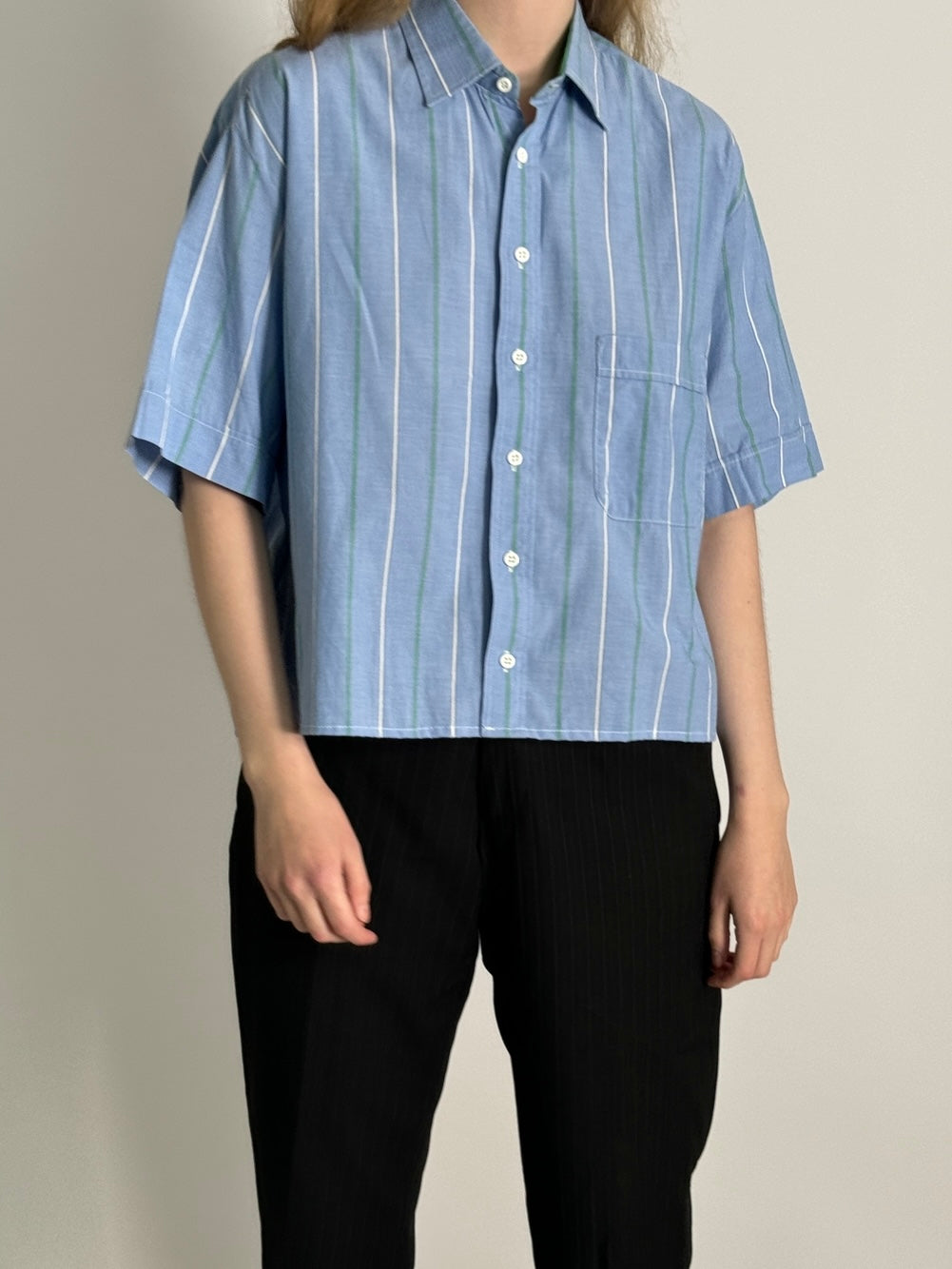 Blue Striped Shirt str. S/M