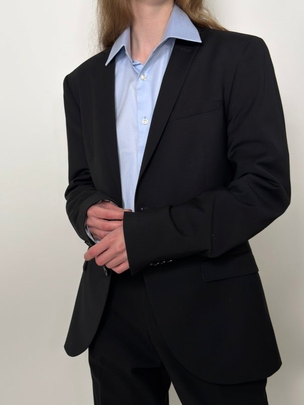 Wool Blend Statement Blazer str. 38