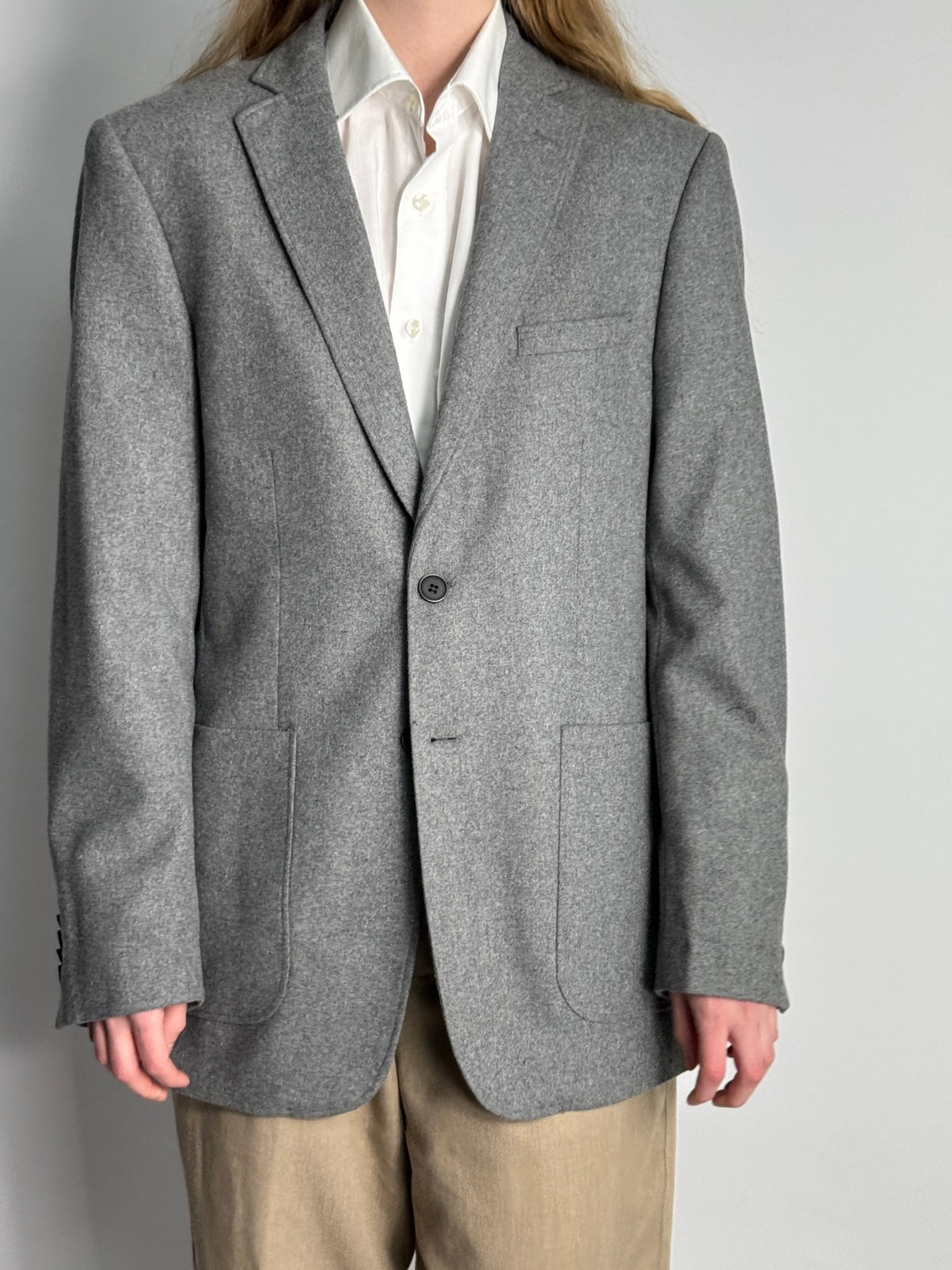 Soft Wool Blend Blazer str. 40