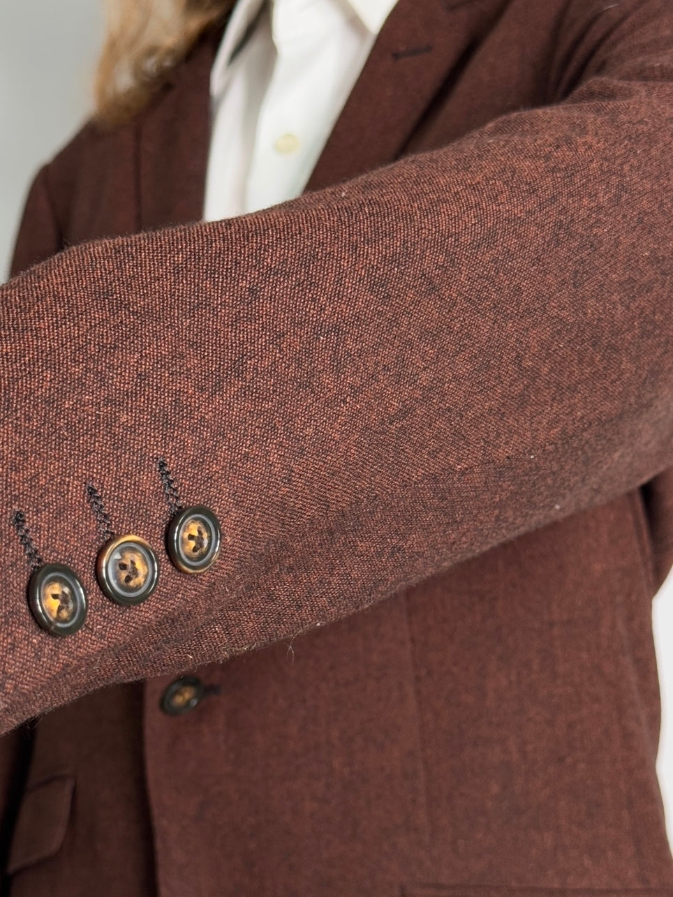 Wool Blend Blazer str. 40