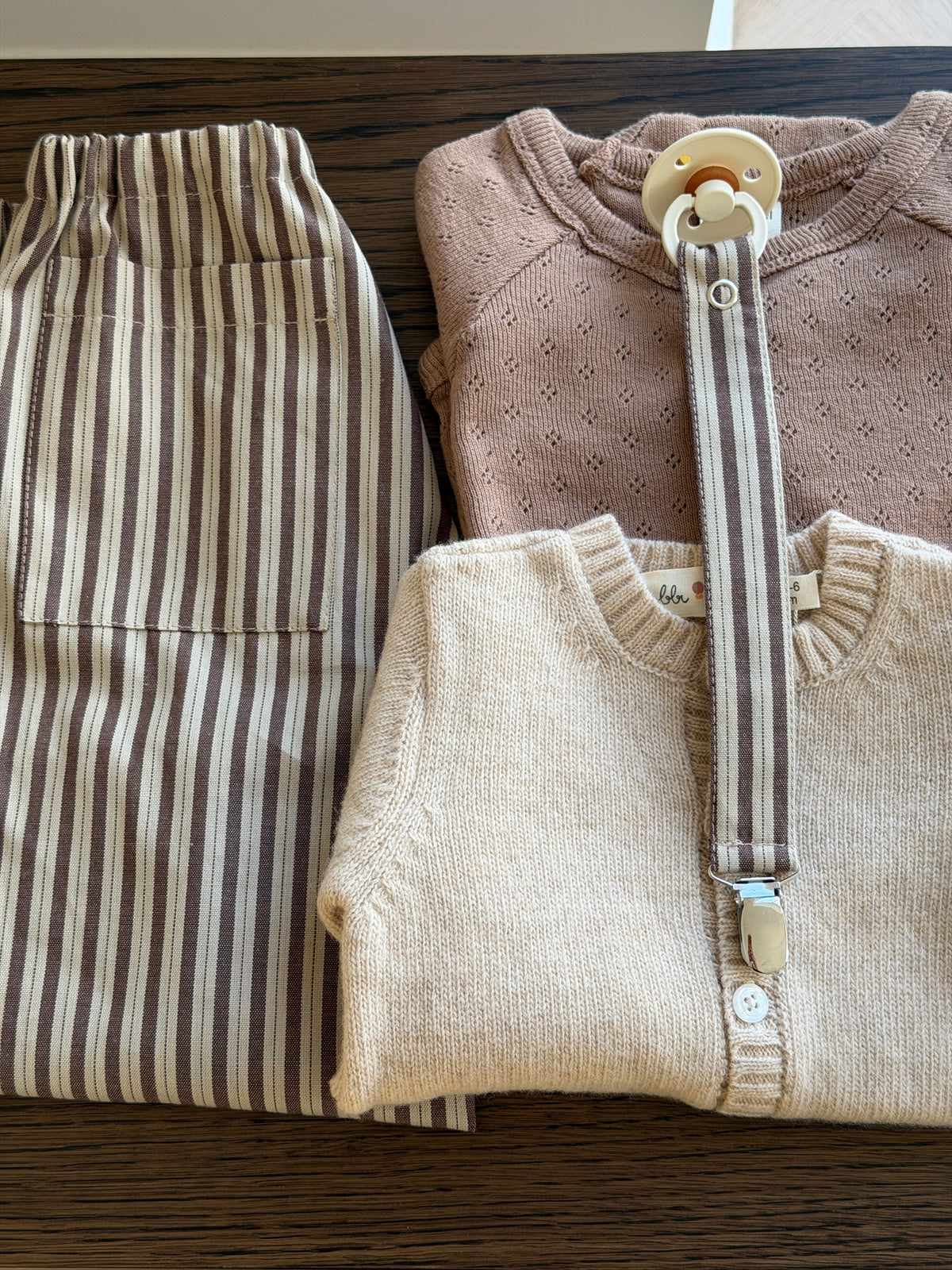 CORTADO STRIPED TROUSERS