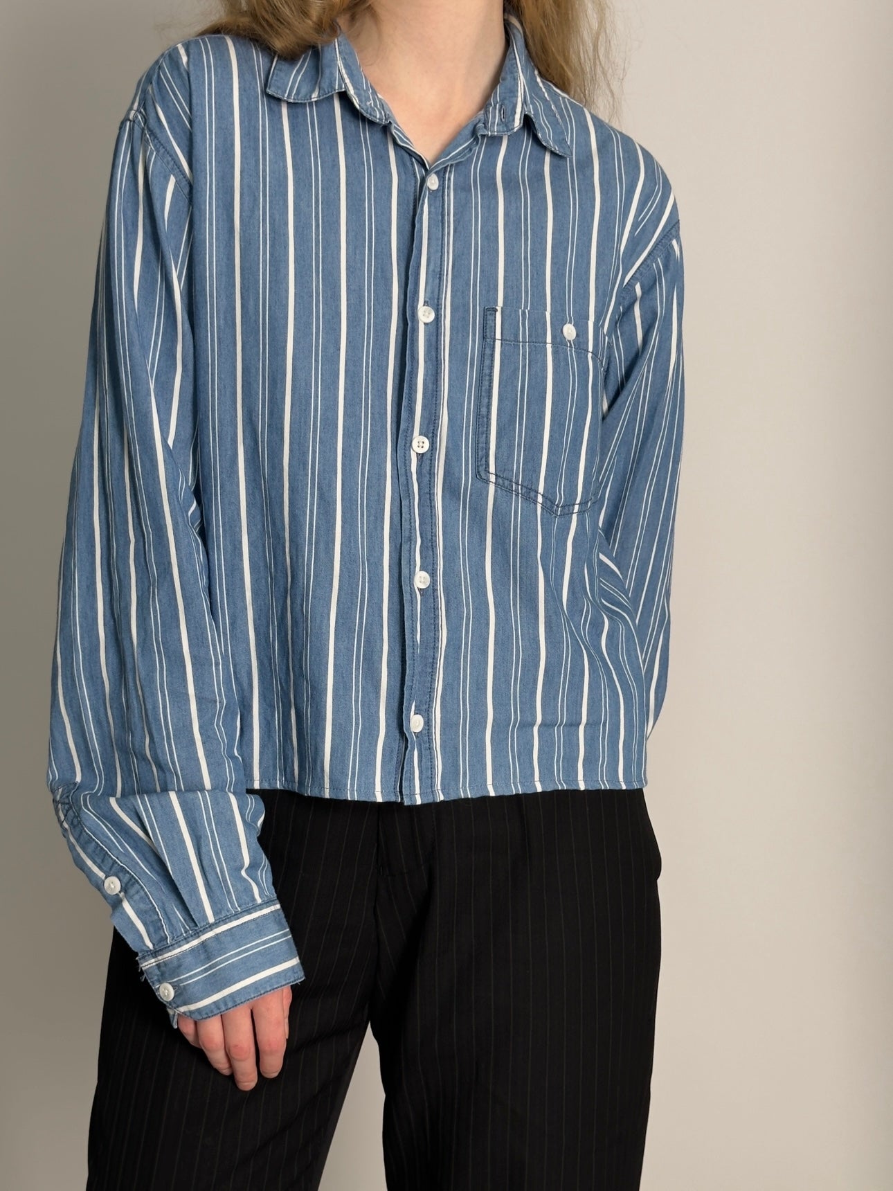 Blue Striped Shirt str. M/L