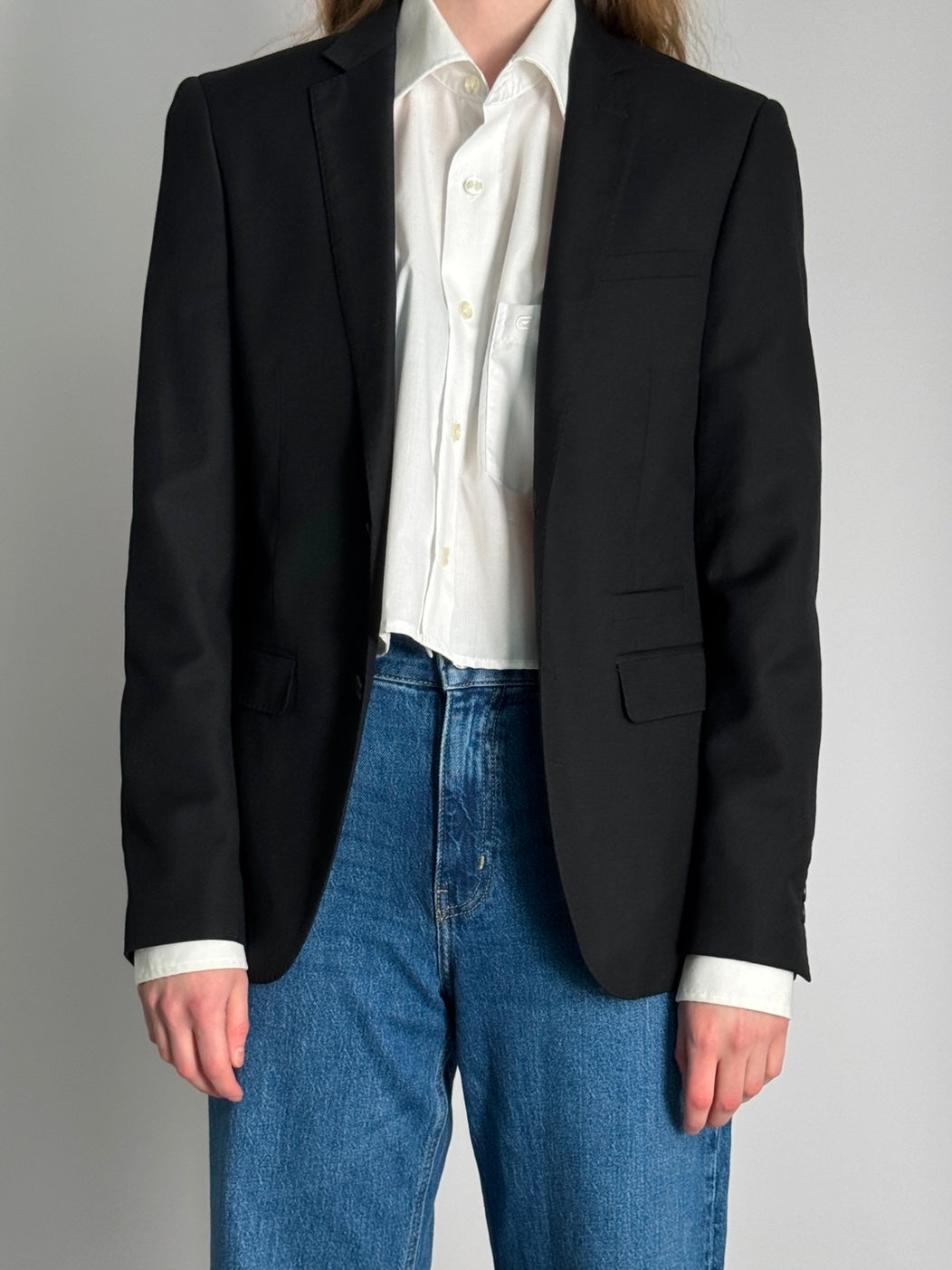 Classic Black Blazer str. 36