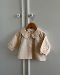 CREAM BLOUSE WITH PETER PAN COLLAR