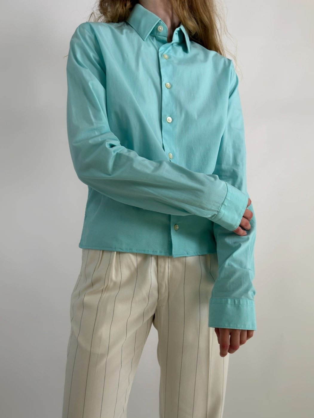 Turquoise Shirt str. 36