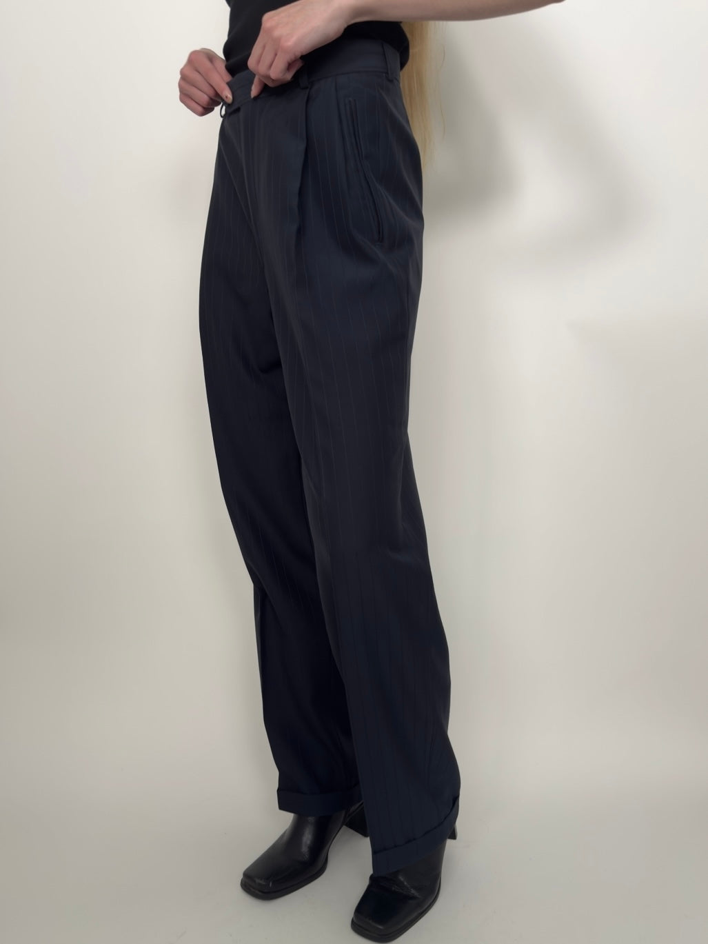 Cuffed Suit Trousers str. 36